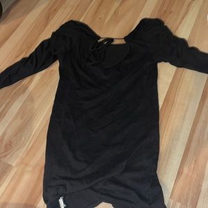 open tie back american eagle top